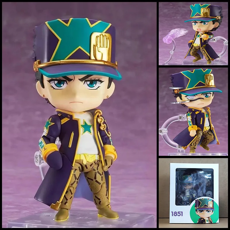 Jojo Bizarre Adventure Stone Ocean 1851 Jotaro Kujo Interchangeable Face Movable Action Figure Collectible Anime
