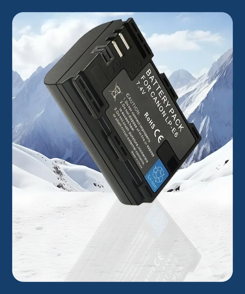 2250Mah LP-E6 Batte… - image