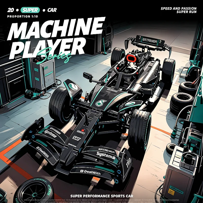 1642 elementy Techniczny Samoc – Model Kit F1 recenzja i cena