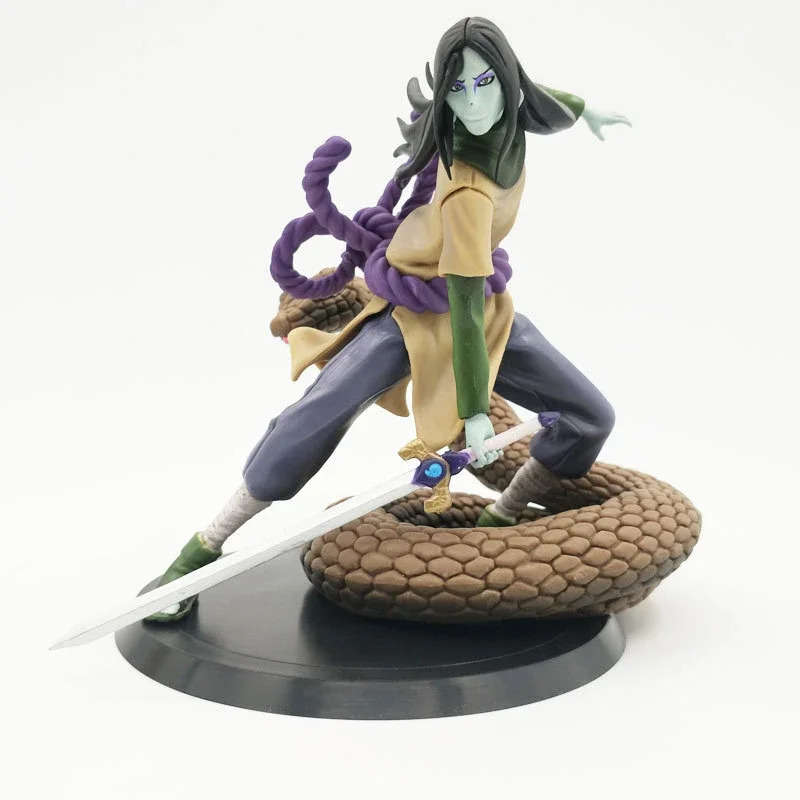 نموذج شخصية أنيمي PVC ، Orochimaru Fighting Hiruzen ، Jiraiya ، Tsunade ، Kakashi ، Sasuke ، لعبة هدية ، ناروتو