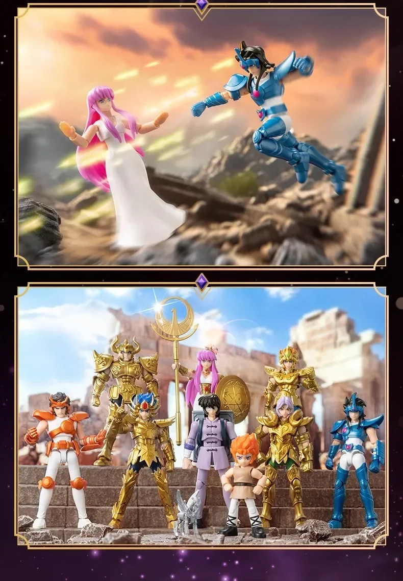 BLOKEES Saint Seiya Champion Class Aries Shion Surplice Bewegliches Montagemodell Anime Actionfigur Sammlerstück Spielzeug – Detail 20