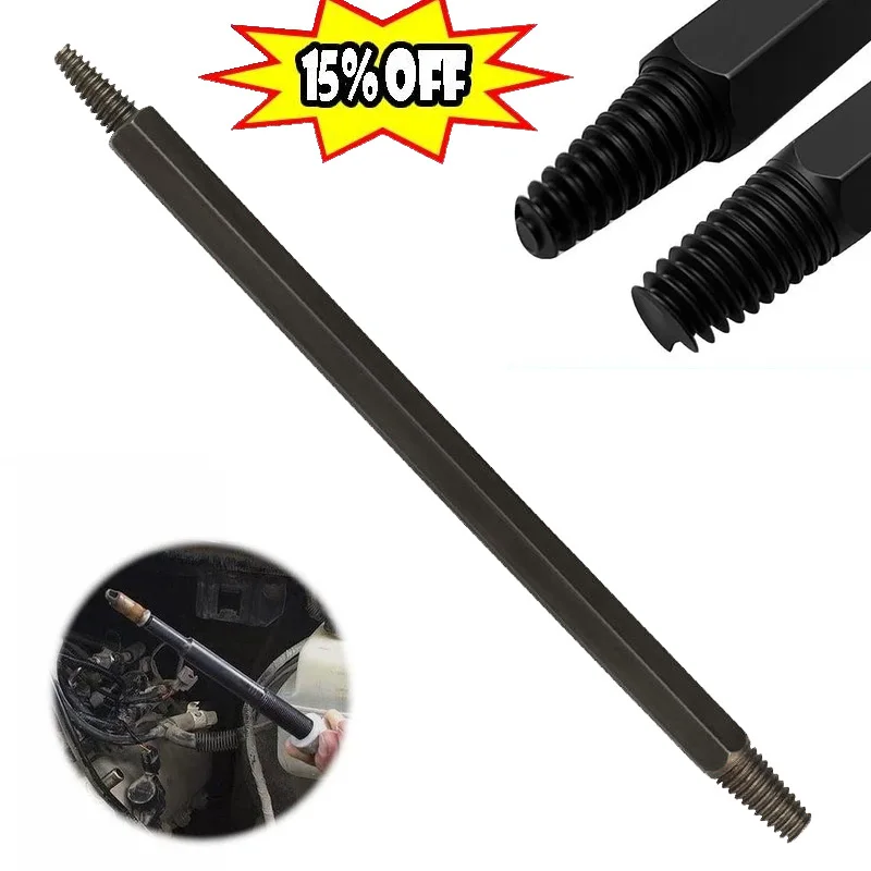 Broken Spark Plug Removal Reverse Thread Tool Easy Broken Screws Extractor Inverted Cones Hexagons Car Repair Tool High Strength
