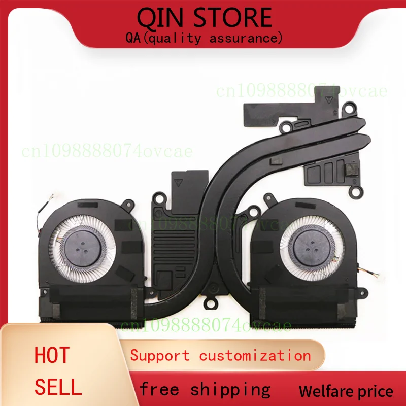 New Original For Laptop Lenovo Yoga 720-15IKB Cooling Fan CPU Cooler Heatsink Radiator 5H40N67861 AT1YU003SS0