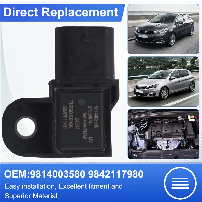Strict 9814003580 9842117980 Автомобильный датчик давления воздуха для Ford Opel Citroen