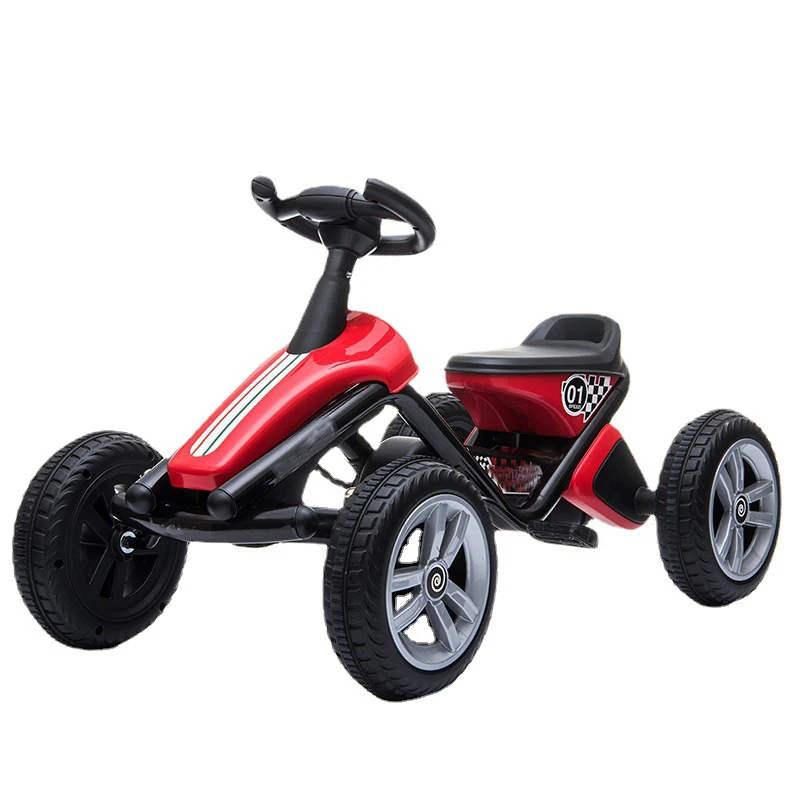 Children's Go-kart Four-wheel Bicycle Baby Boys and Girls Children Can Sit Sports Fitness Toy Stroller