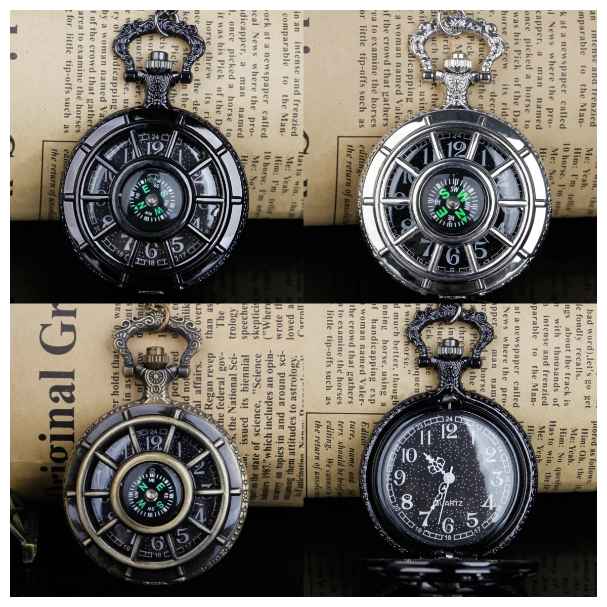 

Креативные черные/серебряные/бронзовые кварцевые карманные часы в стиле стимпанк, винтажные, для мужчин и женщин, с подвеской-колье, подарки, Reloj De Bolsillo