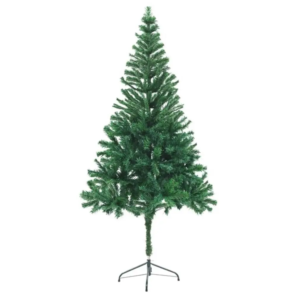 

Artificial Holiday Christmas Tree Faux-Pine Xmas PVC Tree Green/White 1.8M High[US-Stock]