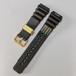 N.D.LIMITS Rubber Silicone Strap 20mm 22mm 24mm for Seiko for Citizen for Casio for Water Ghost Diver Resin Sport Watch Bracelet