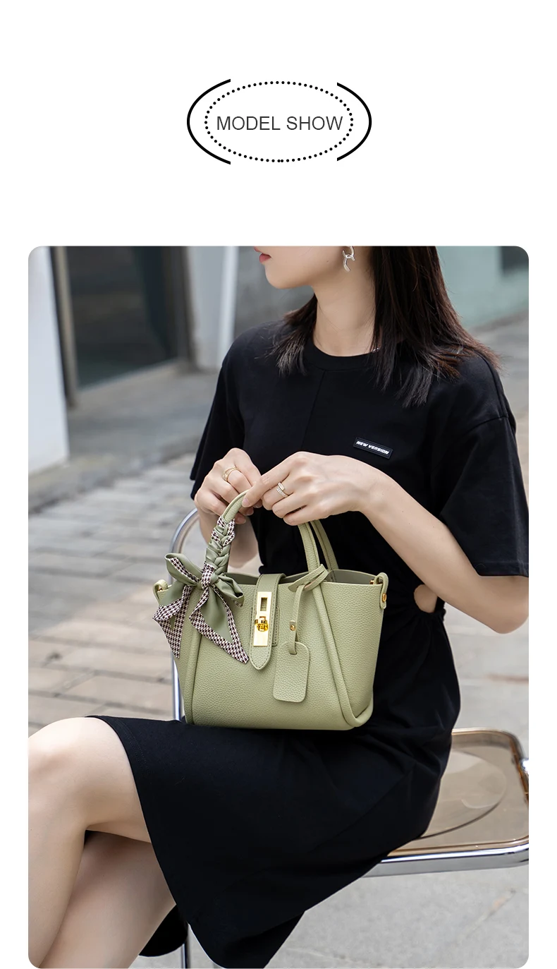 FOXER Damenhandtasche aus Spaltleder, Umhängetasche 2026, modische Damen-Crossbody-Tasche, leichte Luxus-Pendlertasche als Geschenk – Detail 9