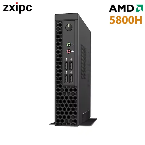 ZXIPC 미니 PC 라이젠 AMD R7 4700U 5800H R5 6600H 4600U 듀얼 디스플레이 4K HD DDR4 NVMe WIFI6 미니 비즈니스 데스크탑 게임용 컴퓨터 