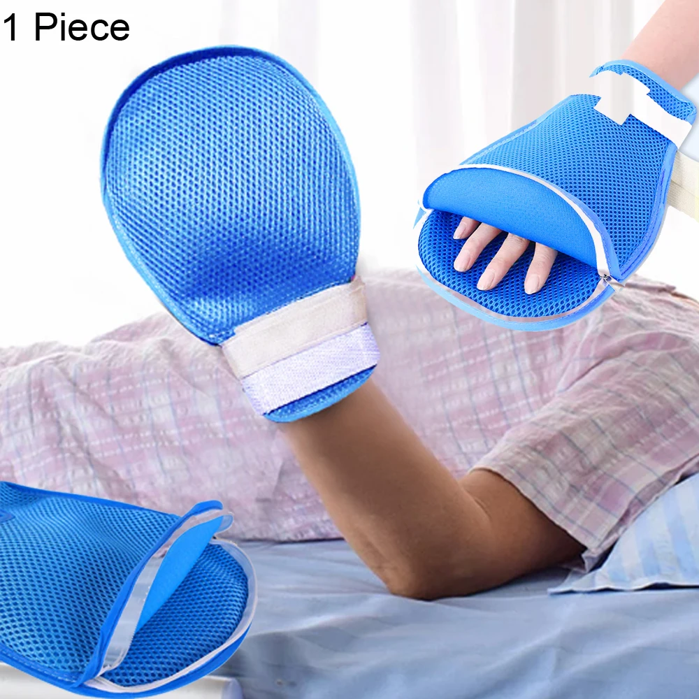 1Piece Anti-scratch Gloves For The Elderly And Patients Detachable Restraint Glove Paralyzed Patient Elderly Anti Scratch Injury