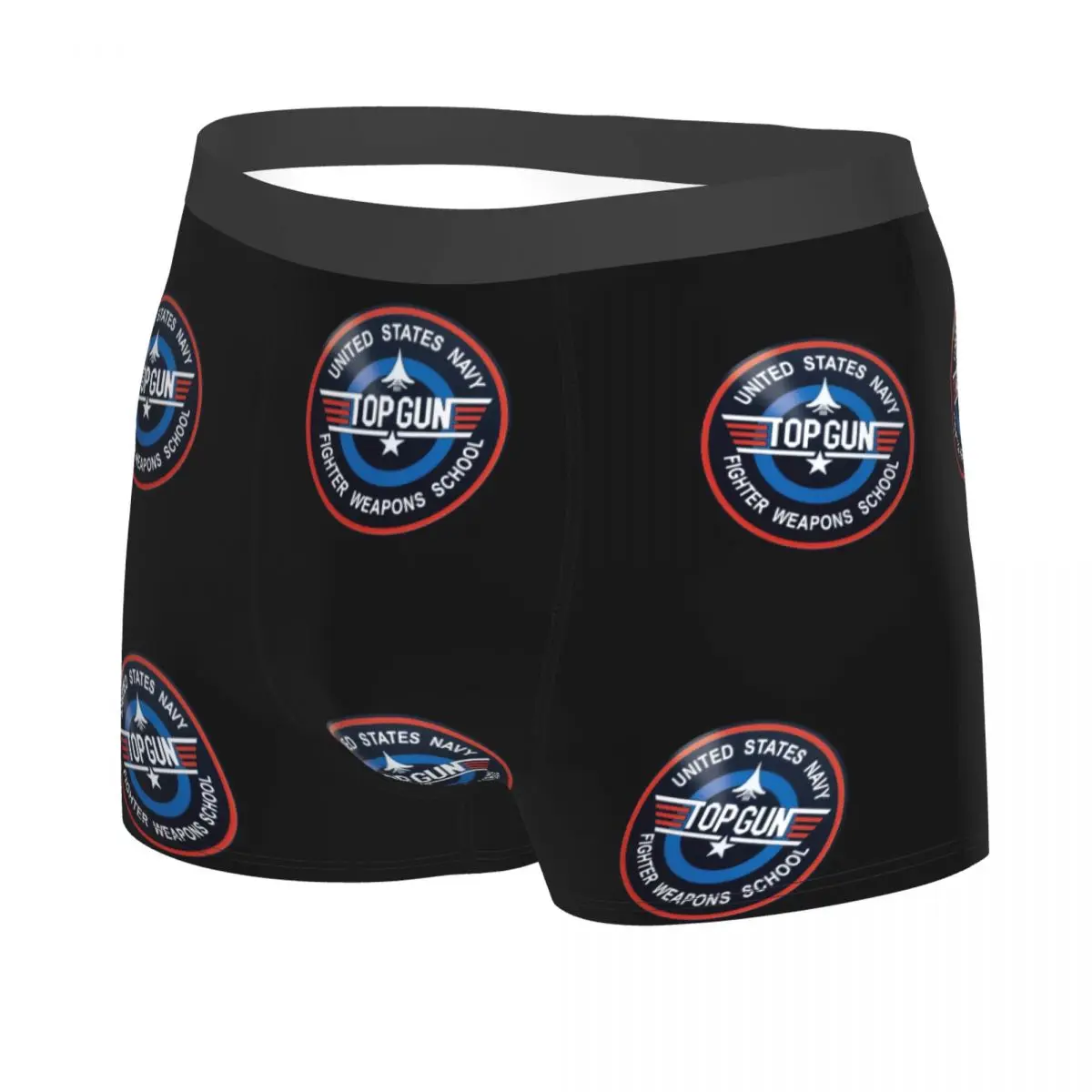 Custom Air Force Fighter Jets Top Gun Boxers Shorts Men Maverick Film Briefs Underwear Funny Underpants