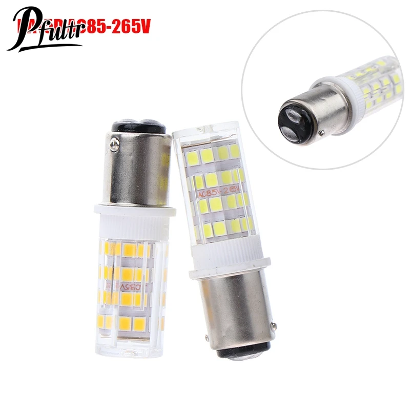 220V BA15D Energy Saving Corn Bulbs Crystal Lamp 5W Led Lights Lights For Sewing Machine High Brightness 310-340LM