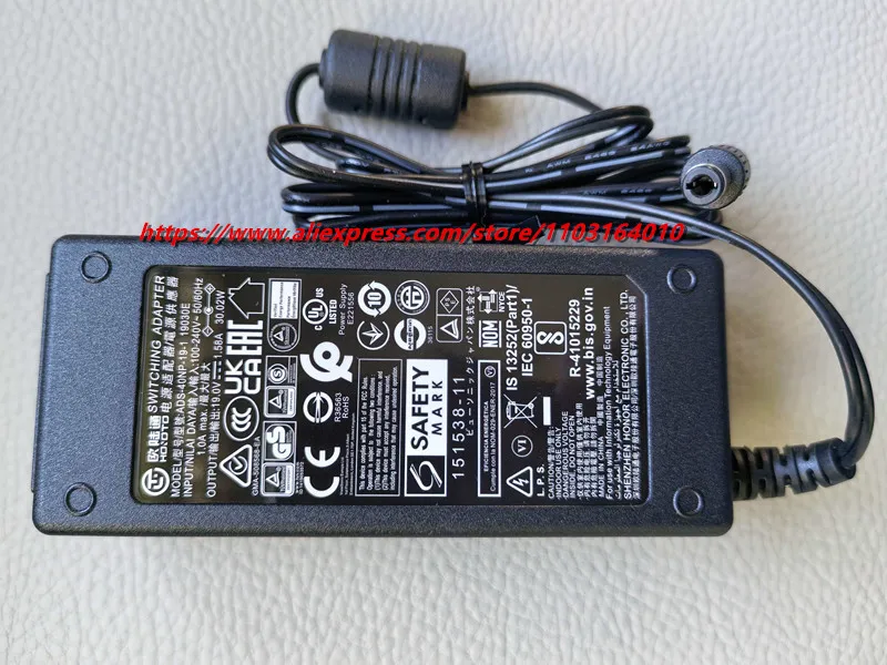 Genuine For HP 23ER 22EP 22er Monitor Power Supply 19V 1.58A Hoioto ADS-40NP-19-1 19030E ADS40NP191 Switching AC Adapter Charger