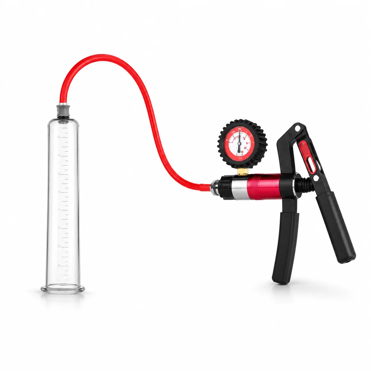 Manual Acrylic Penis Pump for Men, Vacuum Enlargement Extender Trainer, Adult Intimate Sex Toy for Masturbation and Enhancement