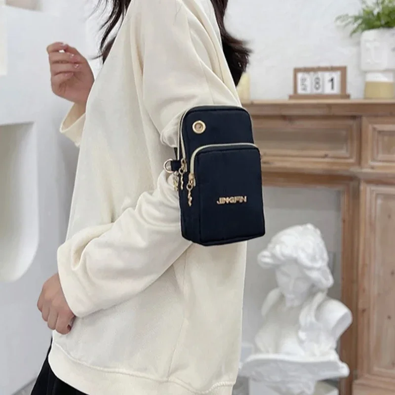 

Mobile Phone Bag Women's Crossbody Mini Bag Fashion Mom Mommy Coin Bag Neck Hanging Running Cover Purses and Handbags