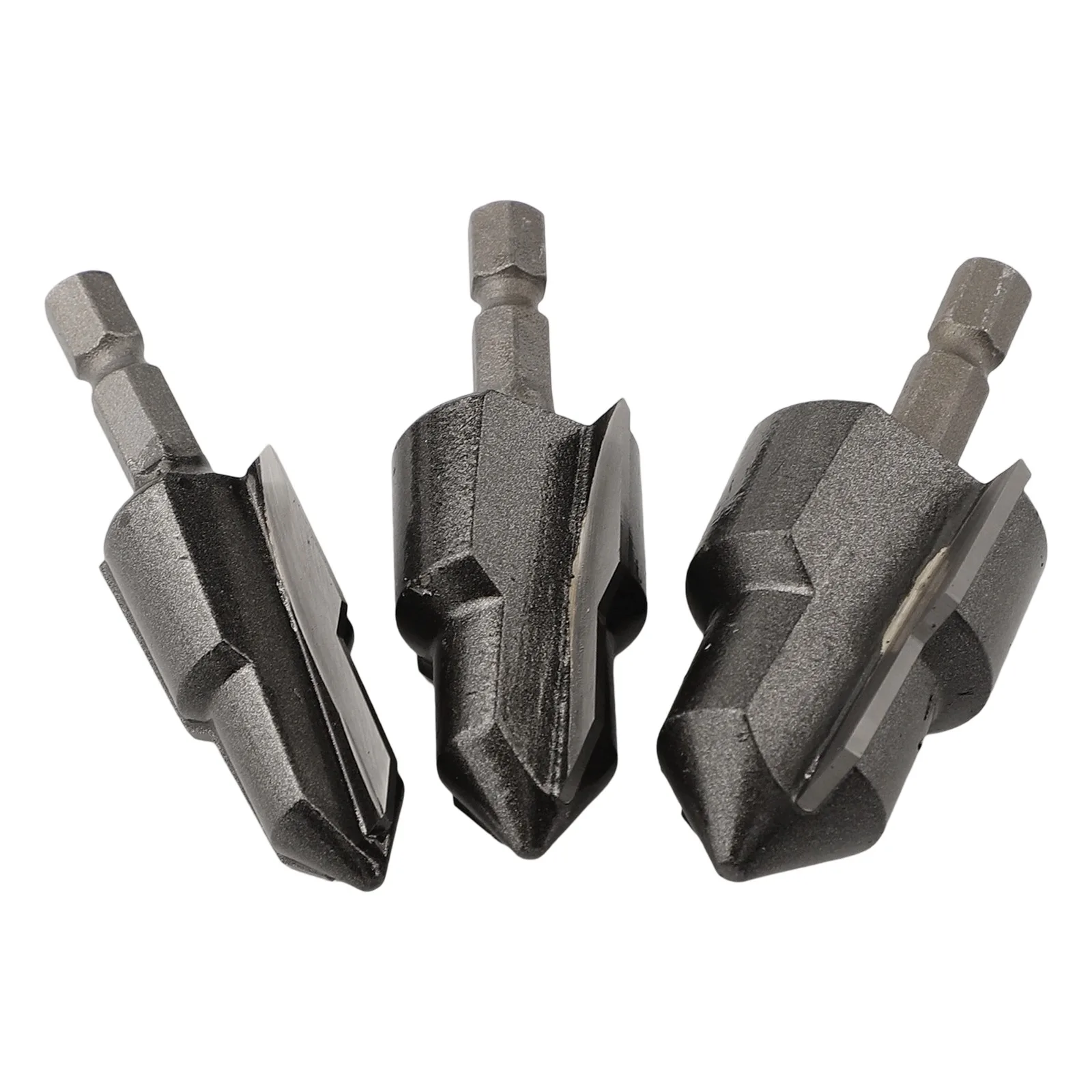 

3pcs Hex PPR Lifting Drill Bit Water Pipe Expansion Drill Punch Plumber #20 #25 #32 Stepped Drill Bit Pipe Connection Tool