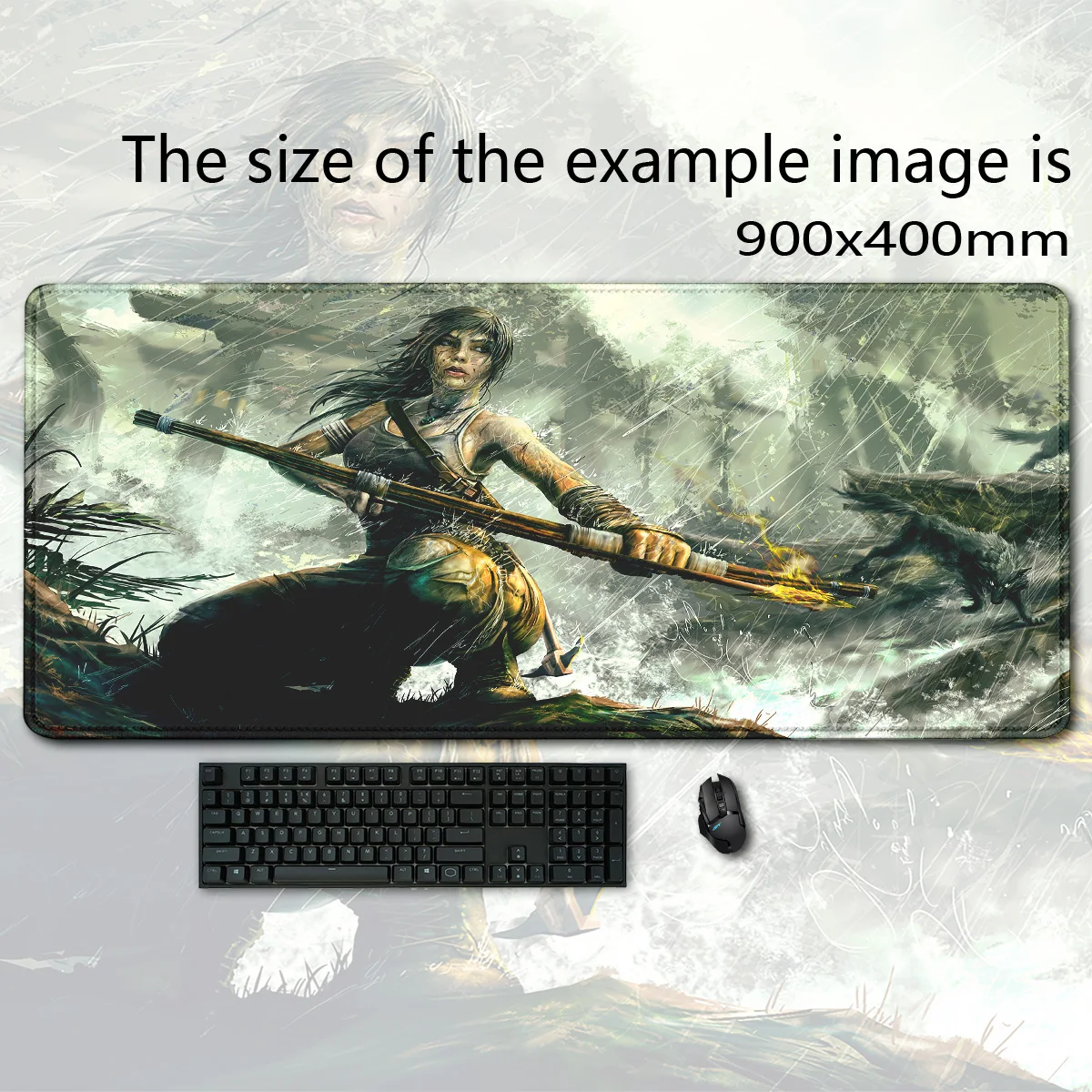 

Desk Acessories Tomb Raider Lara Croft mousepad Play Mats Portable Pc Accessories Gamer Computer Carpet Office Desks Decoration