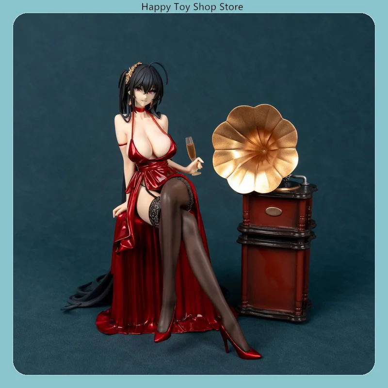 

22cm Taihou Evening Dress Sitting Pose Anime Figure Model Statue Collection Desktop Decoration Ornament Toys Gifts