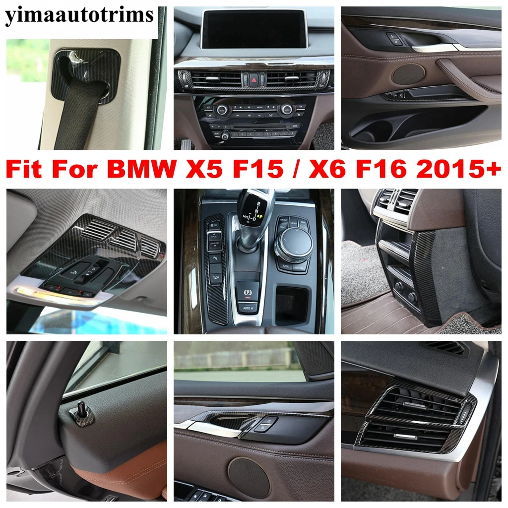 

Shift Gear Panel / Read Light / Dashboard Air AC Outlet Cover Trim Accessories For BMW X5 F15 2014 - 2019 / X6 F16 2015 - 2019