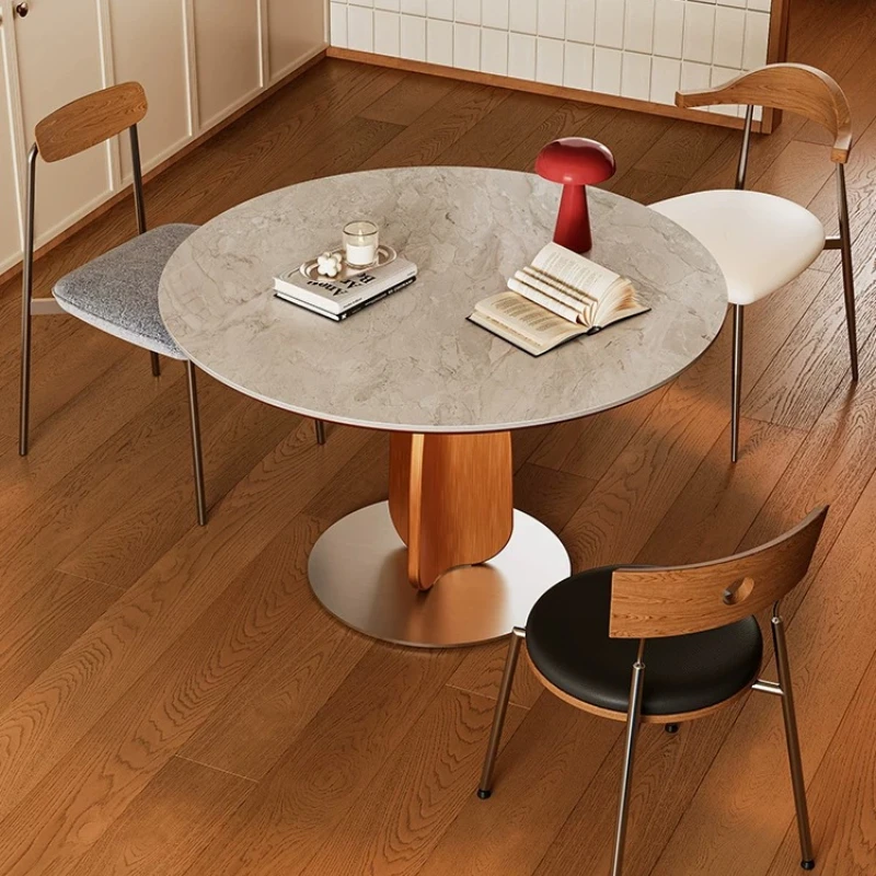 Set Round Dining Tables Hotel Kitchen Islands Coffee Dining Tables Chairs Clearance Muebles De Cocina Luxury Room Furniture