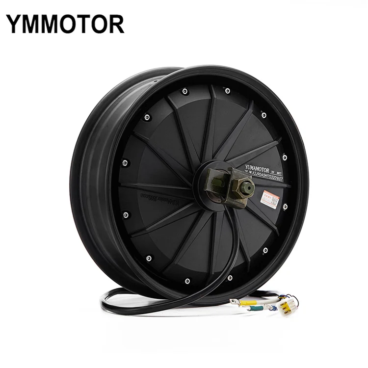 12 Inch 1500W 93% Max Efficiency High Speed Electric Motorcycle Wheel Hub Motor