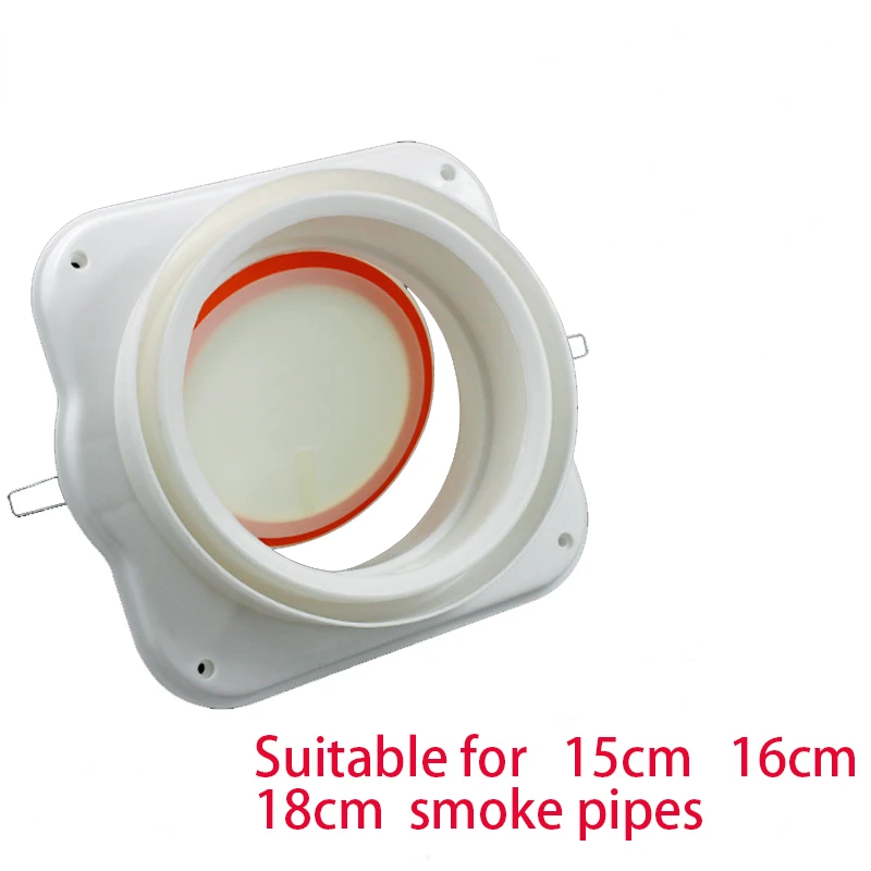 Válvula de retención para campana extractora, capó de cocina, salida de aire, válvula de retención de humos comunes, tubo de escape, válvula de viento ascendente, antiolor
