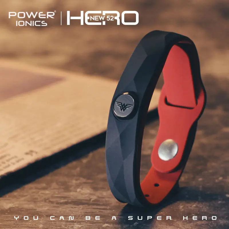 

Original Power Ionics Trend Custom Bracelet Couple Sports Titanium Steel Hero Wrist Accessories