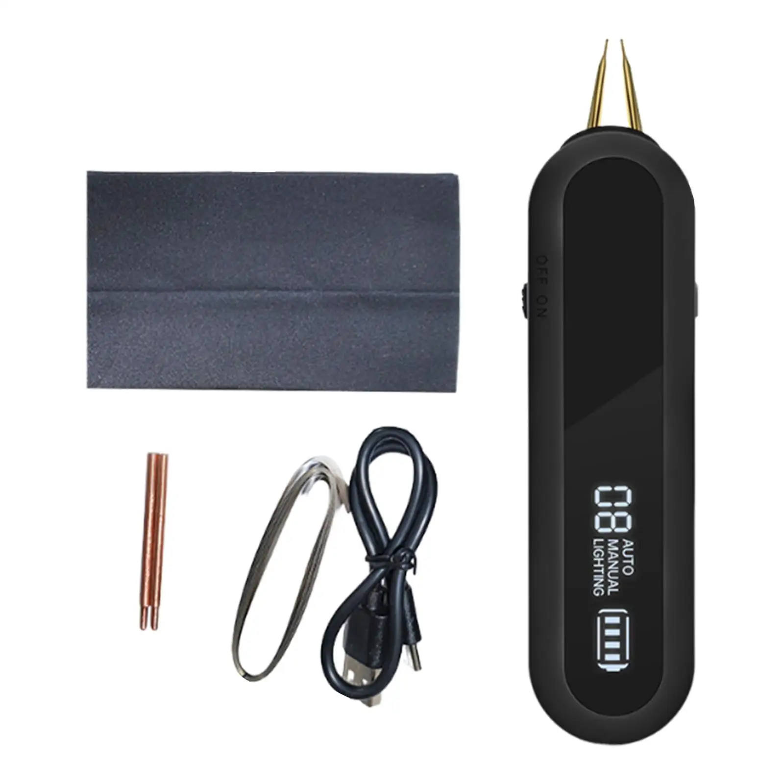 

Spot Welder Practical High Performance Multiple Protection Convenient with Lighting 12 Gear Adjustable Portable Mini