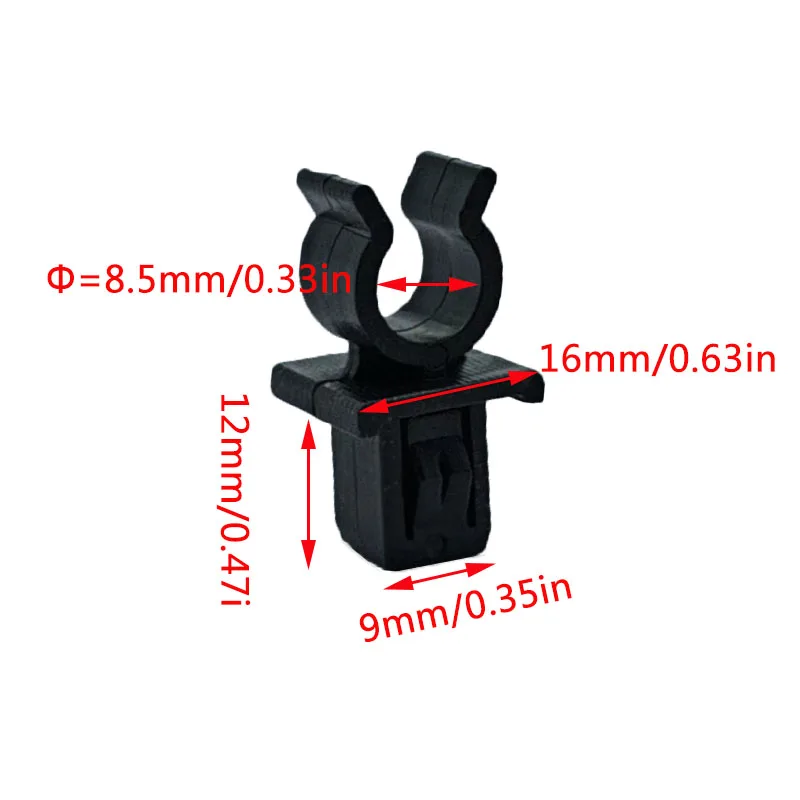 2PCS Car Hood Support Rod Fixing Clip Hood Strut Buckle Car Part Trim Fastener Retainer Clip For Toyota For Rav4 Corolla Yaris
