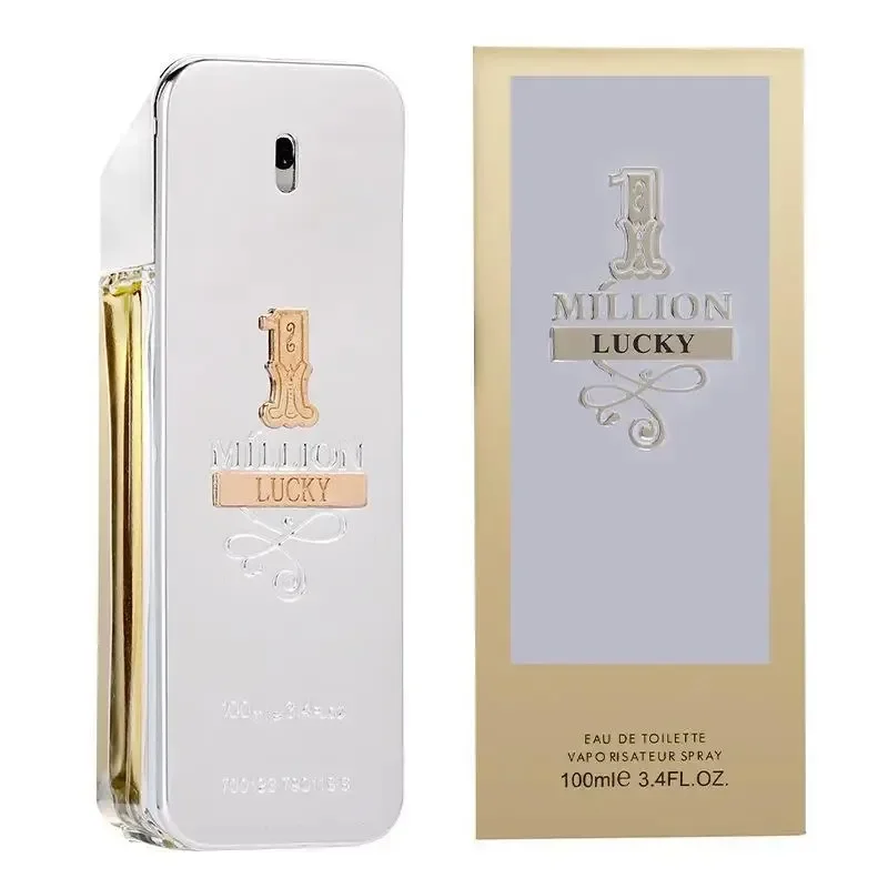 Original 100 ml Million Gold Hombre-Parfüm, langlebig, stark, maskuline Männer, Geschmackhoi, Дуит, würziges Pheromon-Köln-Körperspray