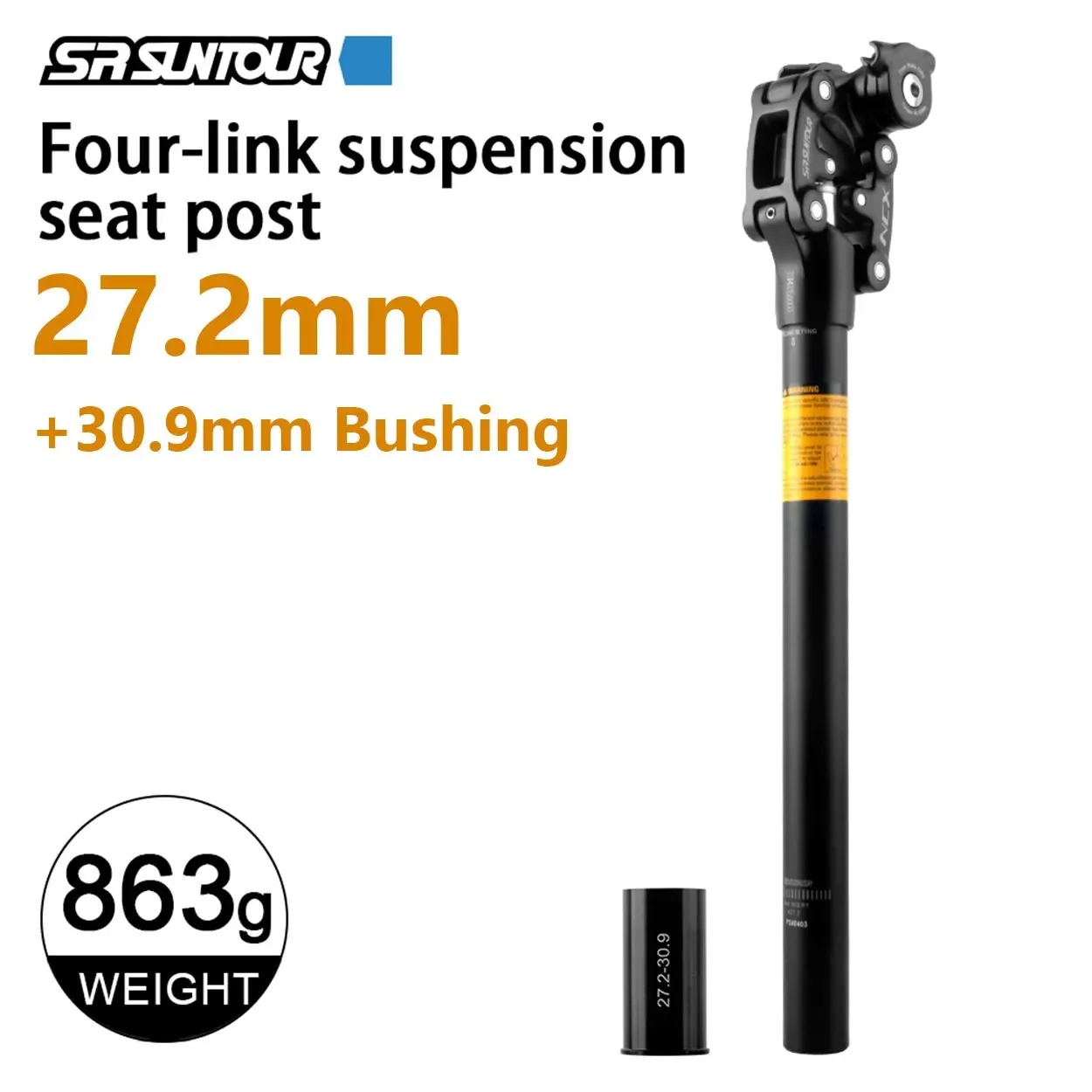 Sr sunTour-ncx mtbサスペンションシートポスト、マウンテンバイク用