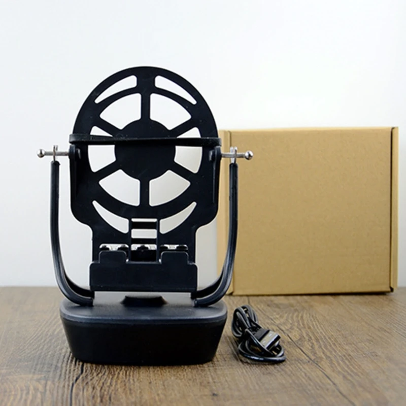 Q1W2 Шейкер для мобильного телефона с автоматическим встряхиванием и поворотным устройством, подставка USB