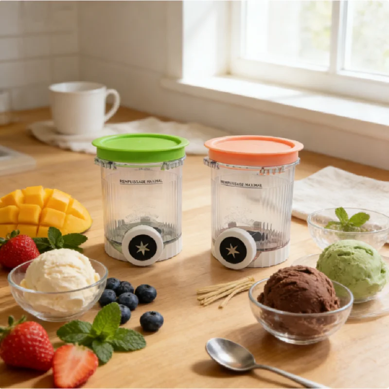 Containers Replacement for Ninja Swirl by Creami Pints and Lids Creami Swirl Pint Containers Compatible with NC700 NC701