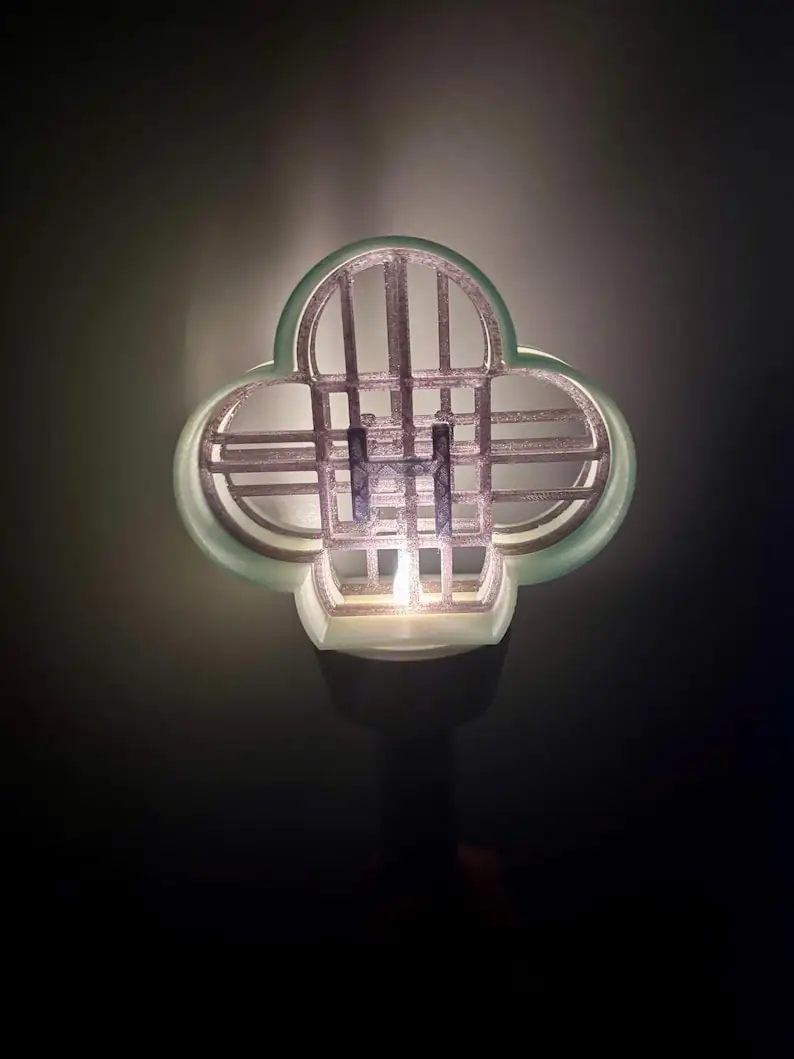 عصا KPop Demon Hunters Light Stick، عصا توهج للحفلات الموسيقية مع أضواء ملونة لملحقات مروحة حفلات الهالوين