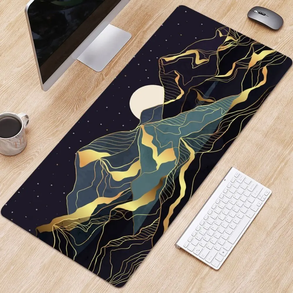 Durable Non-Slip Large Mouse Pad Vintage Rubber Desk Mat Waterproof Thick Keyboard Desk Pad Home