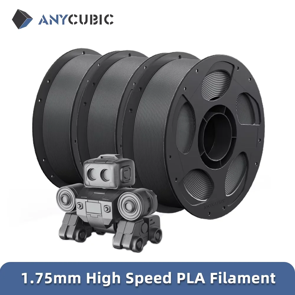 

ANYCUBIC High-Speed PLA Multicolor Filament 1.75mm 1kg/Roll Plastic Rubber Consumables Material For FDM 3D Printer Kobra