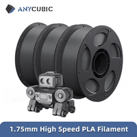 ANYCUBIC High-Speed PLA Multicolor Filament 1.75mm 1kg/Roll Plastic Rubber Consumables Material For FDM 3D Printer Kobra