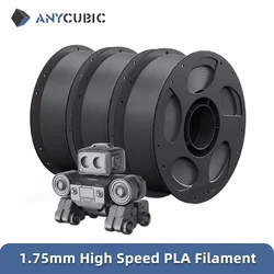 ANYCUBIC High-Speed PLA Multicolor Filament 1.75mm 1kg/Roll Plastic Rubber Consumables Material For FDM 3D Printer Kobra