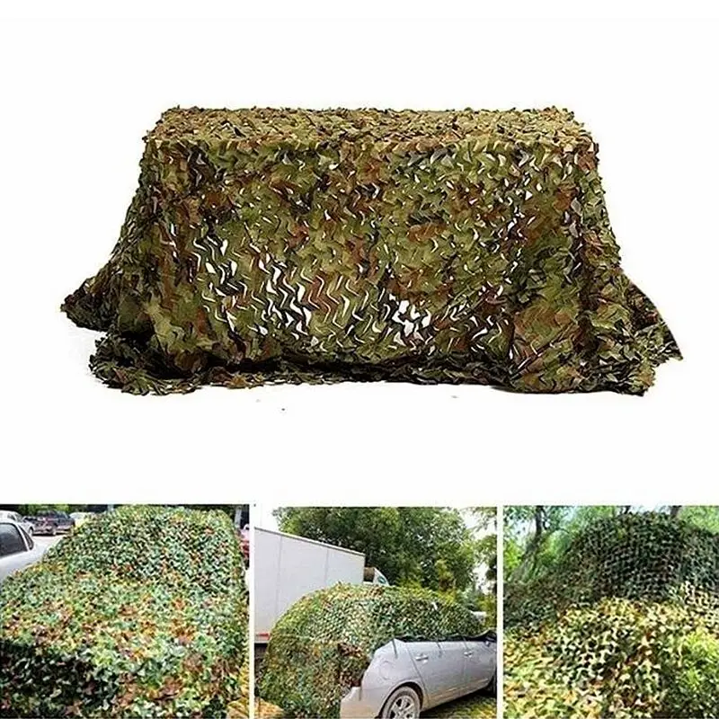 

210D Anti-UV Sunshade Net Camo Netting Camouflage Net Sunshade Garden Net Shade Net Car Covering Fence Decoration Garden Shading