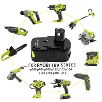 RYOBI 18V One+ plus Battery 12800mAh P108 Lithium-Ion Replacement for RB18L50 RB18L20 P104 P107 Power Tools Compatible with P107