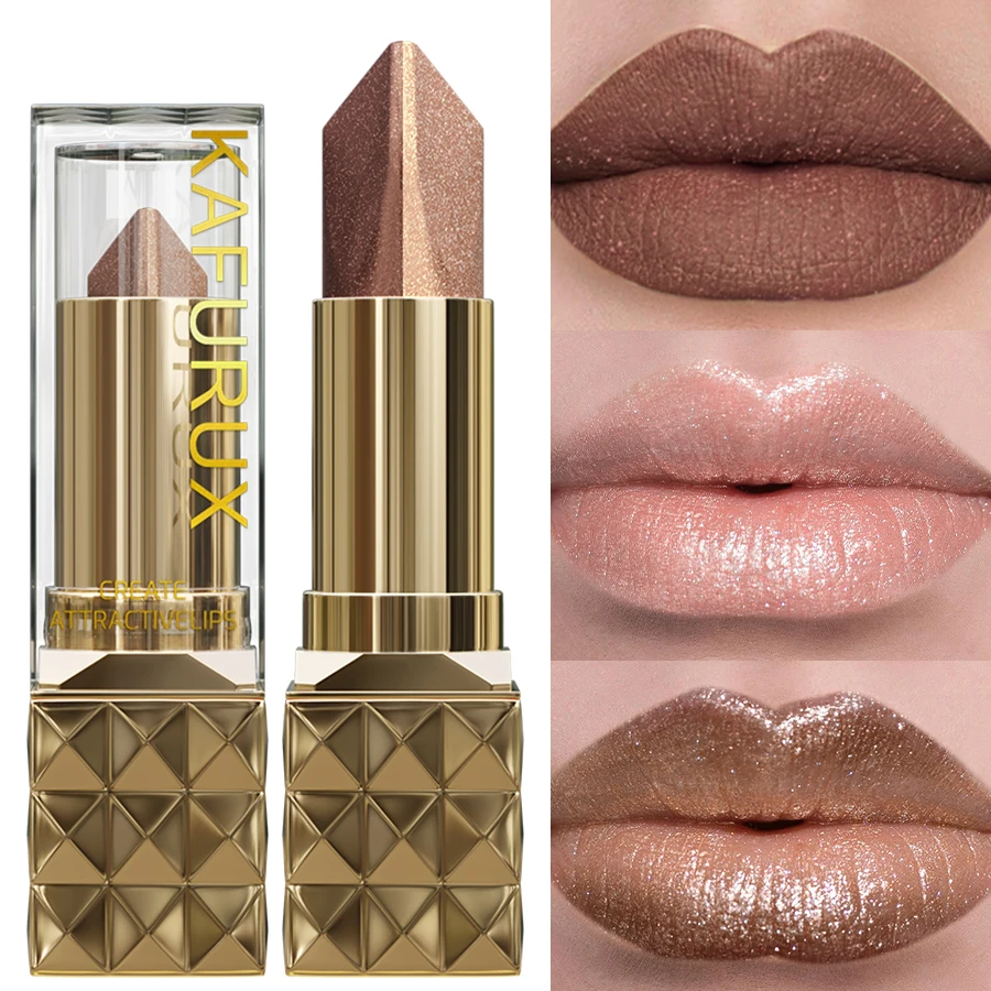 Lápiz labial con brillo mate, delineador de labios con acabado de terciopelo, aplicación suave, maquillaje para labios definidos, marrón y rosa, 1 ud.