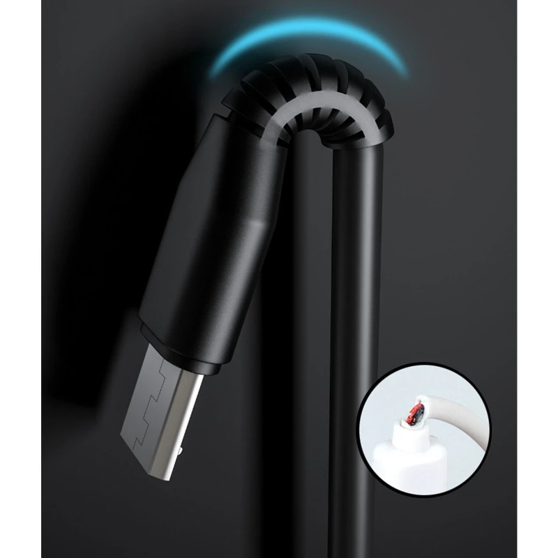 Splitter USB C 2 In 1 – Cavo Doppio Type C Per Ricarica Rapida 120W E Trasferimento Dati, Intrecciato, Blu/viola/nero