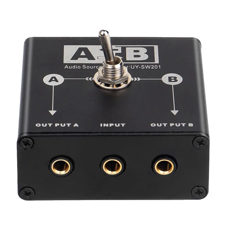 B92B-3,5 Mm Audio Switcher 2 In 1 Out Audio Switcher 2-1 Audio Switch Selector Für Soundkarte Computer