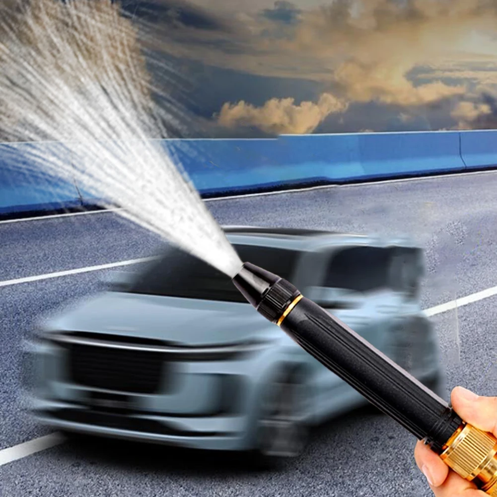 

Металлическая насадка для мойки автомобиля, регулируемый металлический водяной шланг, распылитель, поливочная труба, насадка для мойки автомобиля для полива сада, мойка автомобиля