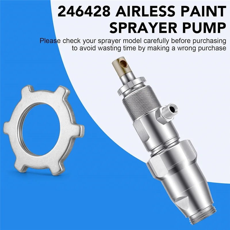 

Сменный насос для распылителя ABKO 246428, безвоздушный распылитель краски, совместимые модели 390 395 490 495 595, аксессуары для ремонта в комплекте