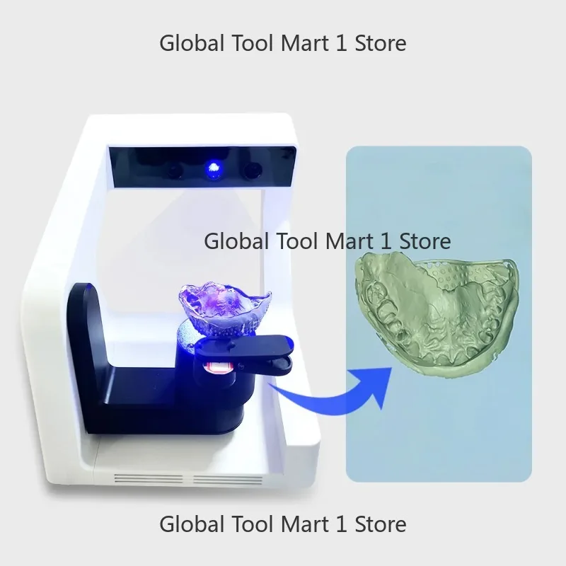 High Speed Dental 3D Scanner CAD/CAM Digital Desktop Lab Professional Scanning Equipment