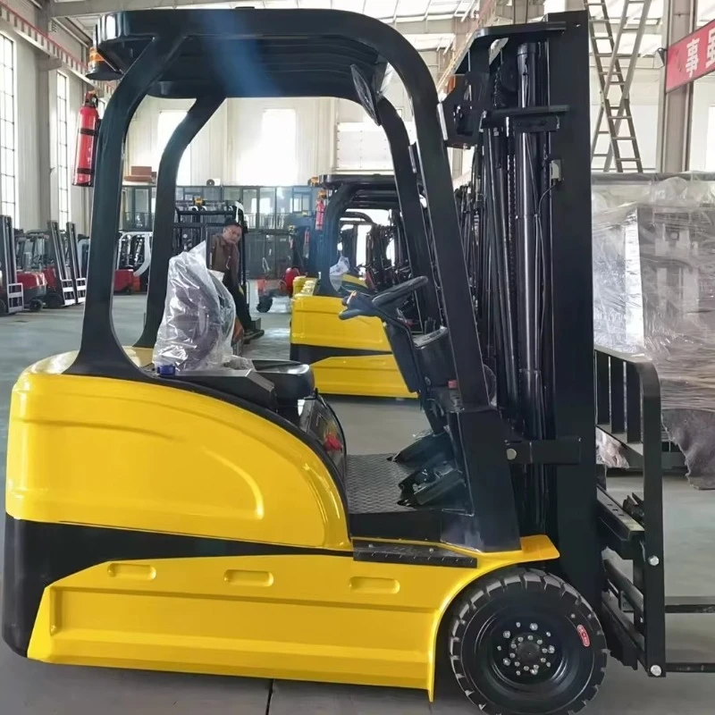 ECO-Friendly 2  High Capacity Container Lifting Electric Forklift with Lead-Acid Battery Hydraulic Side Shifter Solid Tires T001