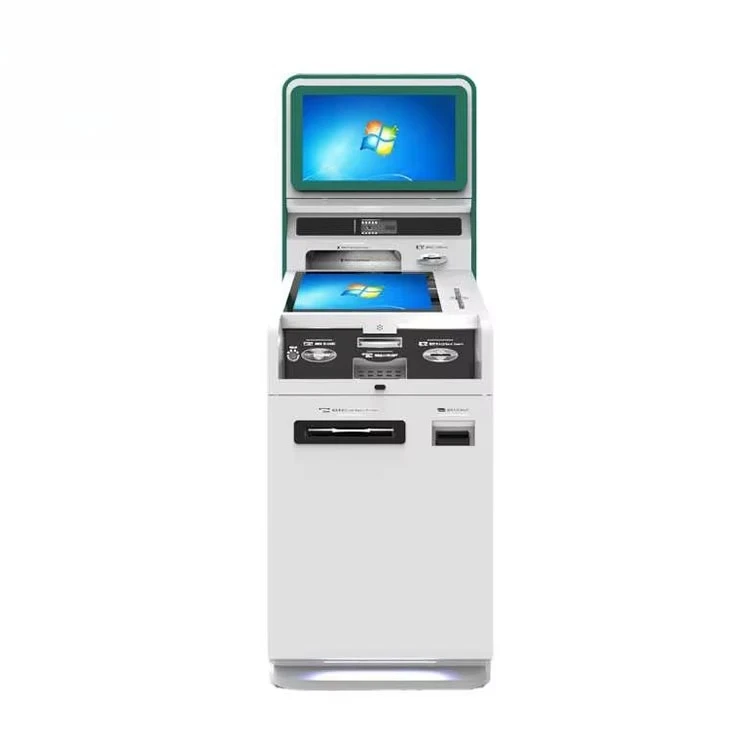 Online Kiosk Banking Bank Account Self Service Passport Scanner Touch Screen Machine