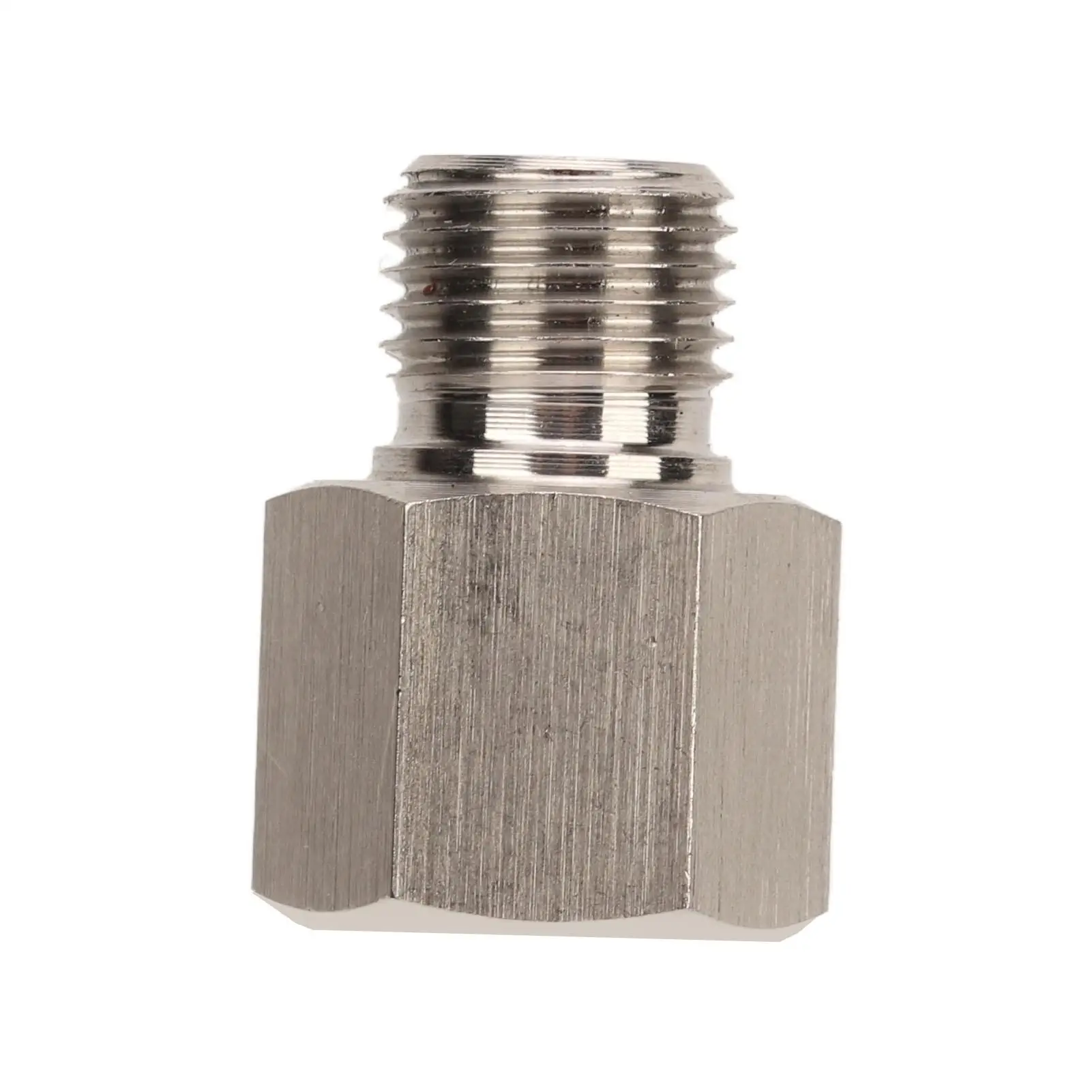 Medidor de pressão de óleo, encaixe 1/8in npt fêmea para m10 x 1.0 macho, aço inoxidável, à prova de ferrugem, adaptador de remetente para carros